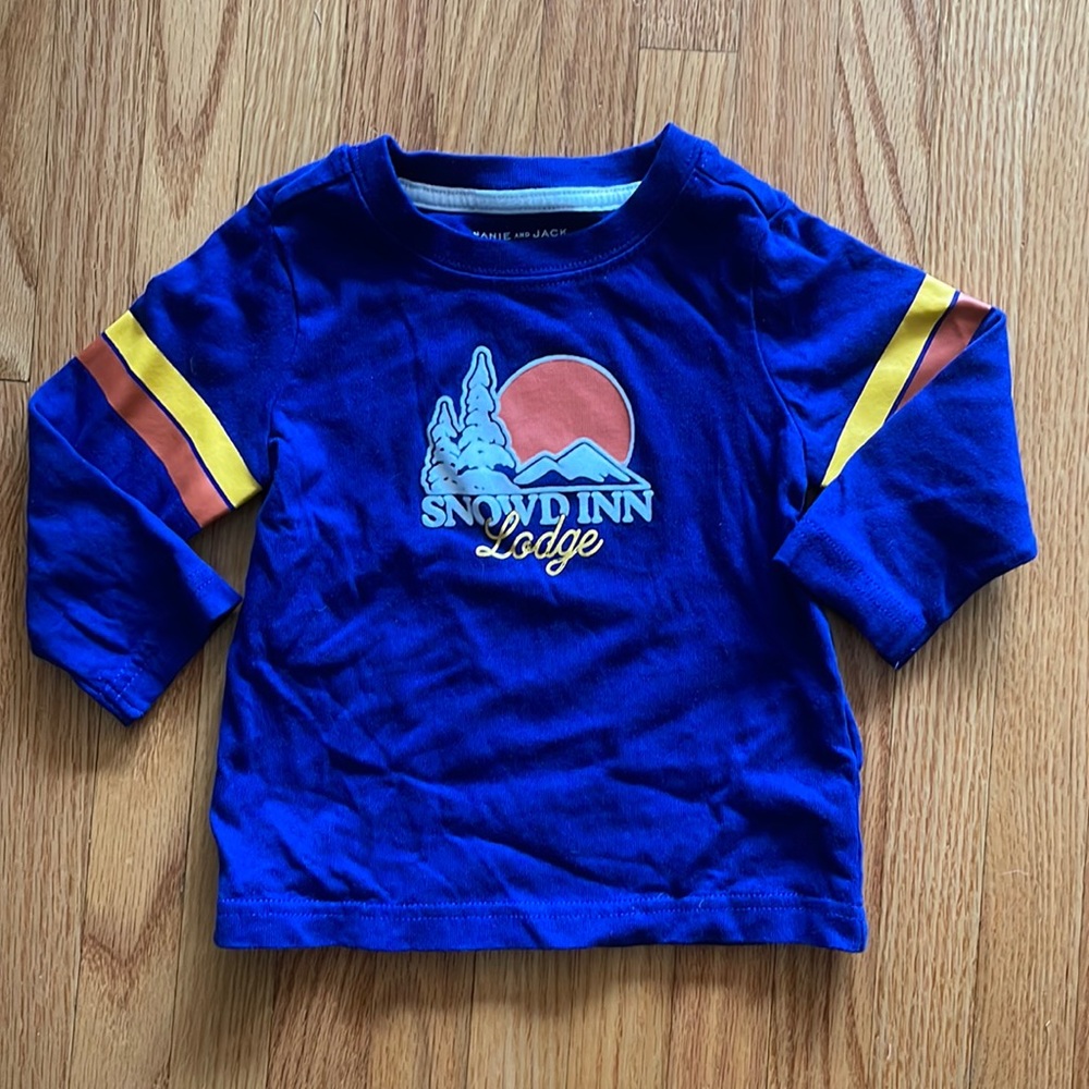 Janie & and Jack 6-12 months ski lodge shirt - Picture 1 of 4
